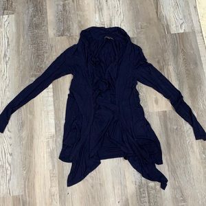 Adrienne Vittadini navy cardigan